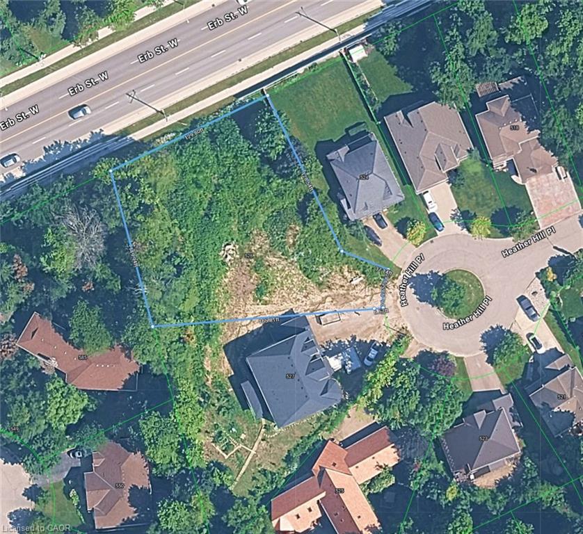 Aerial Survey. Illustrating the property's boundaries and surrounding infrastructure