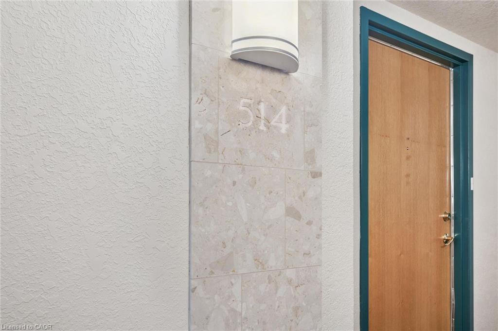 Exit the elevator and turn left - down the hall unit 514 is first door on the left