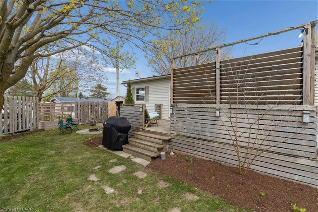 Newer deck and privacy wall