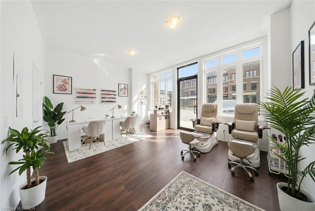Virtually staged to show potential use of space