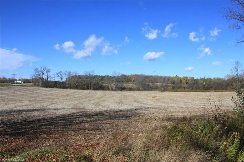 View of yard with a view of countryside