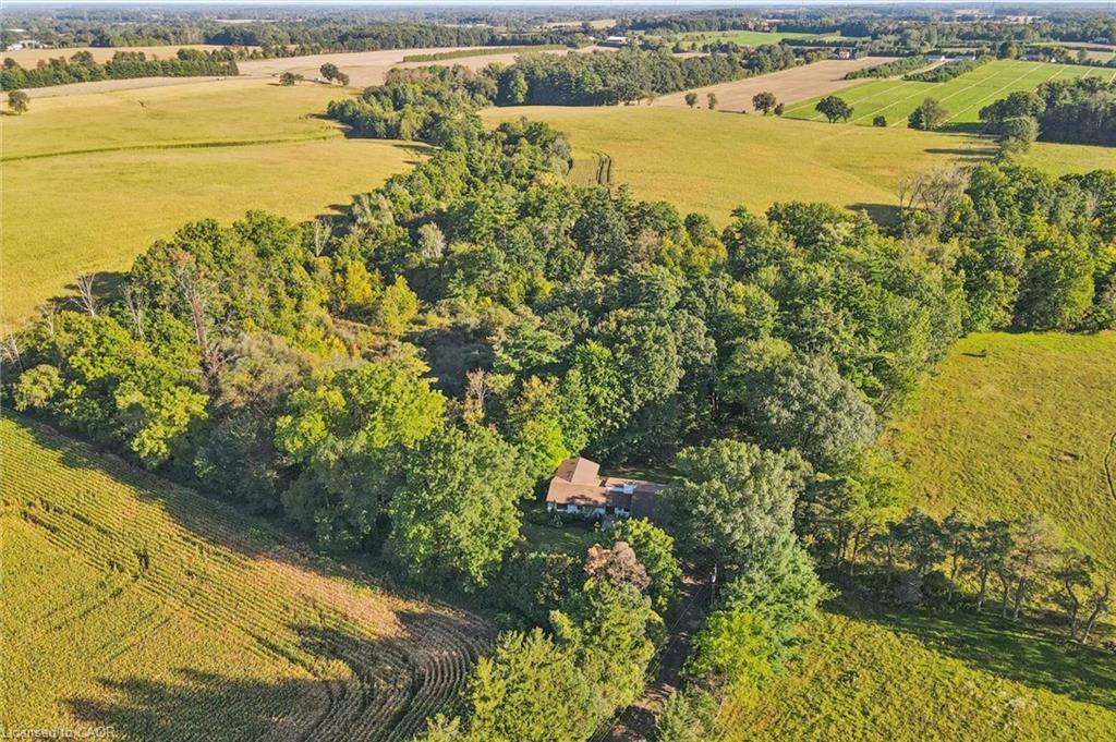 Sprawling acreage featuring mature trees and open fields