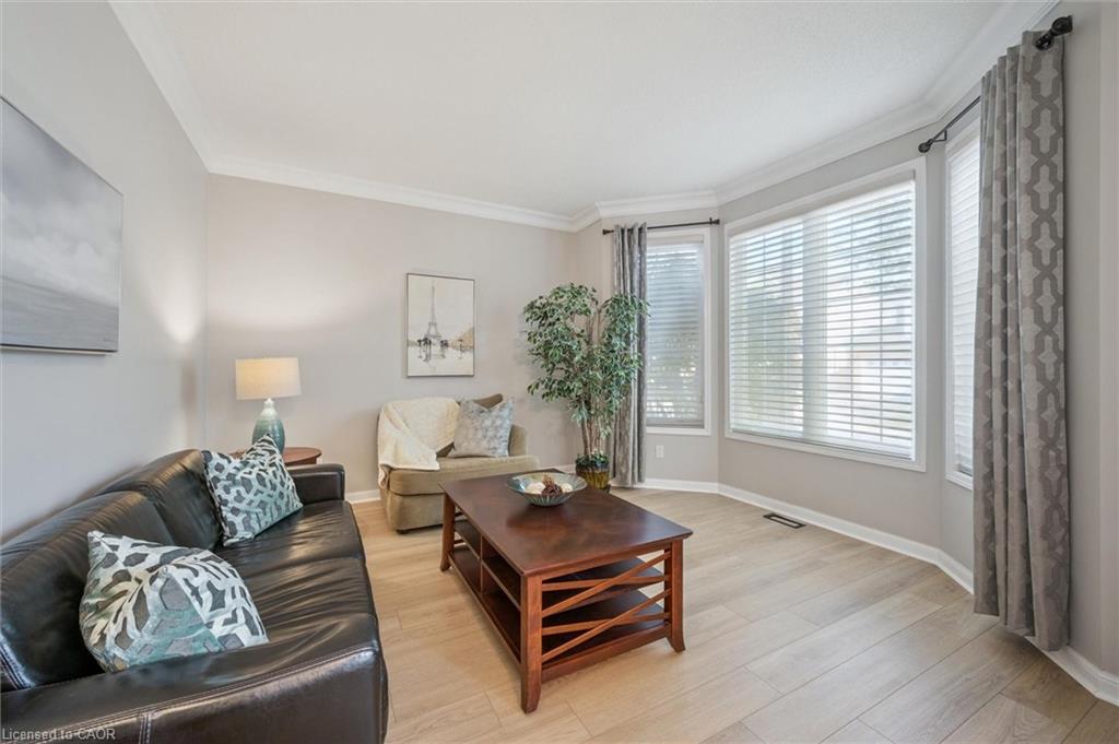 Living Room with large windows off of Entry