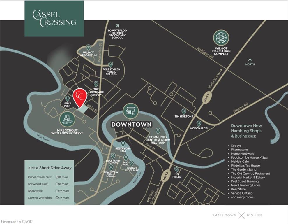 Map of New Hamburg