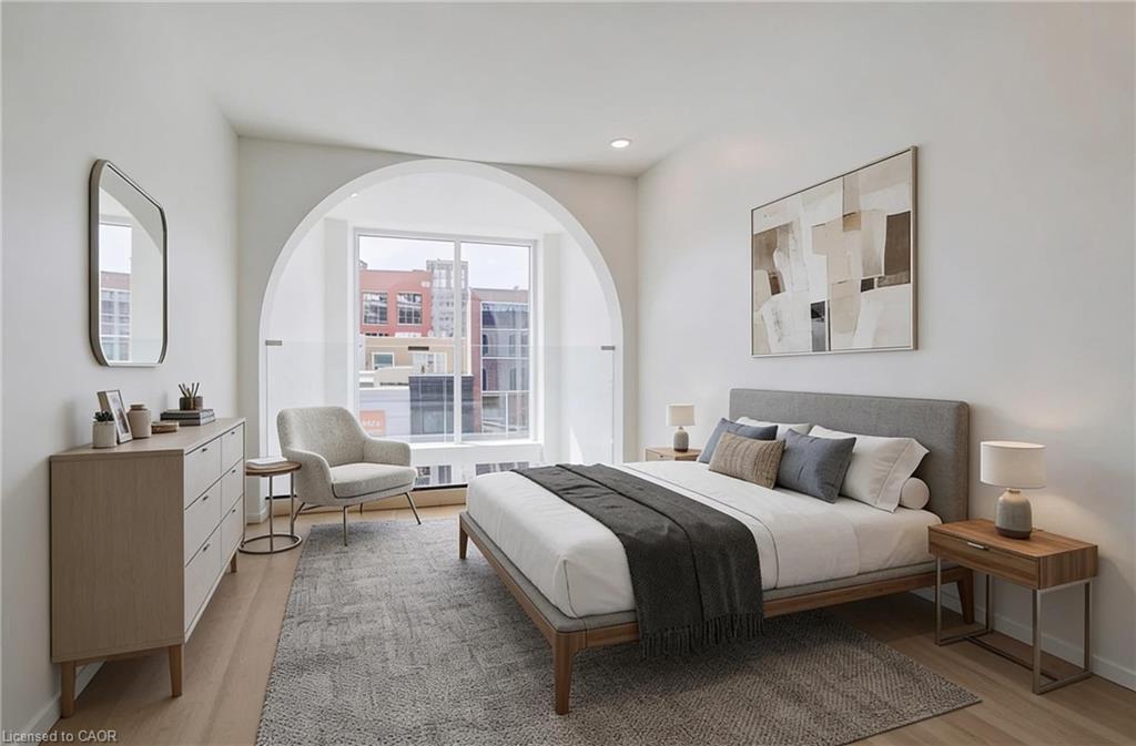 Unit B Living Room with Patio