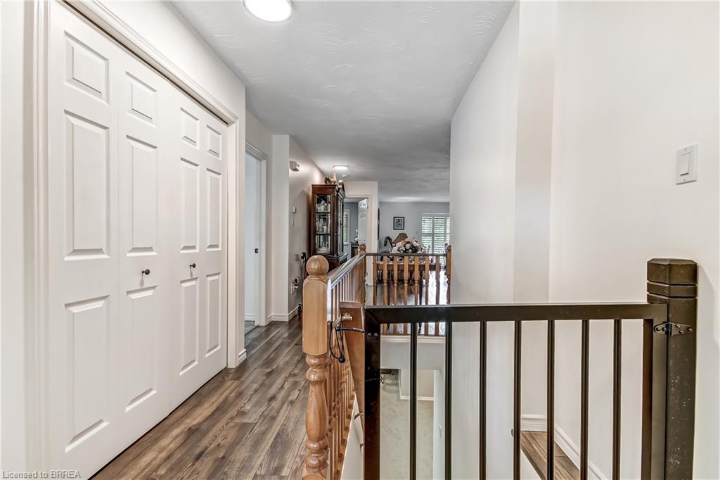Front entrance with large coat closet access to the garage and basement.