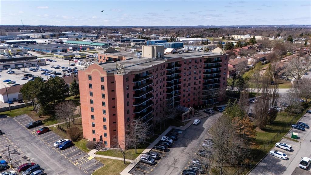 Aerial view of property's location
