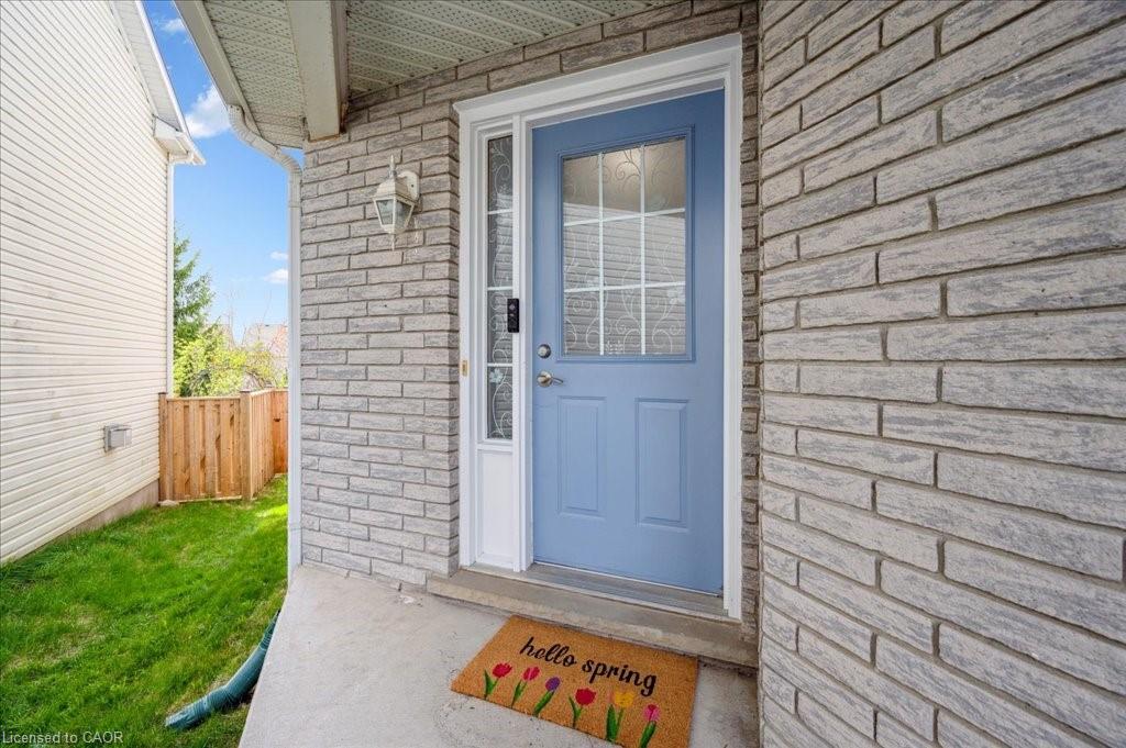 View of exterior entry