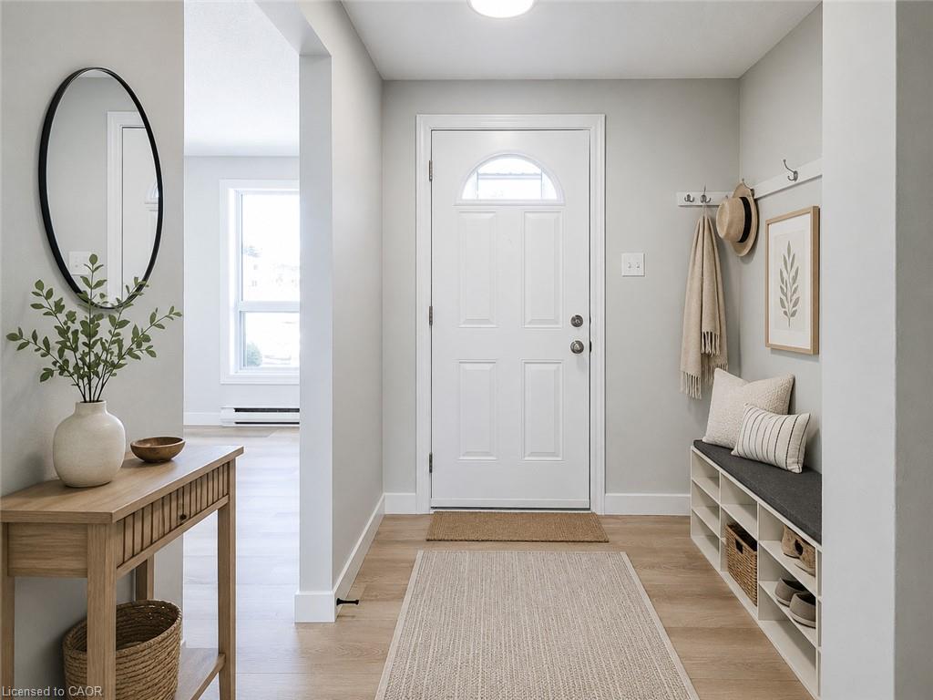 Entry to hallway.