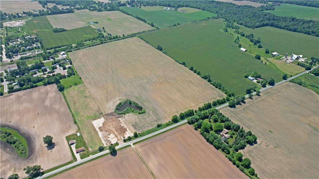 View of property location featuring rural landscape and farmland
