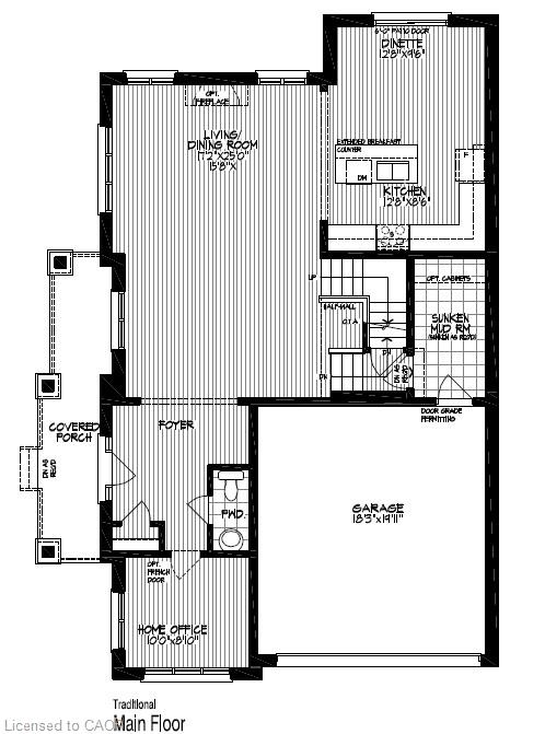 Floor plan- Main Floor
