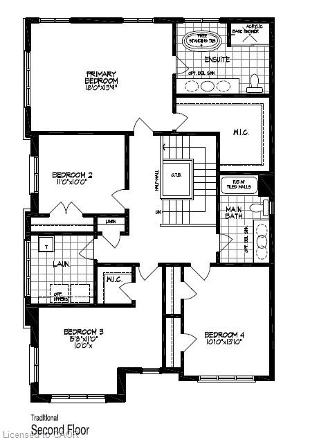 Floor plan- Second Floor