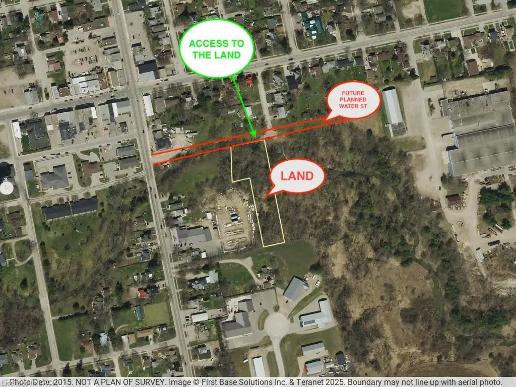 Aerial Map. Illustrating the property's boundaries and access points