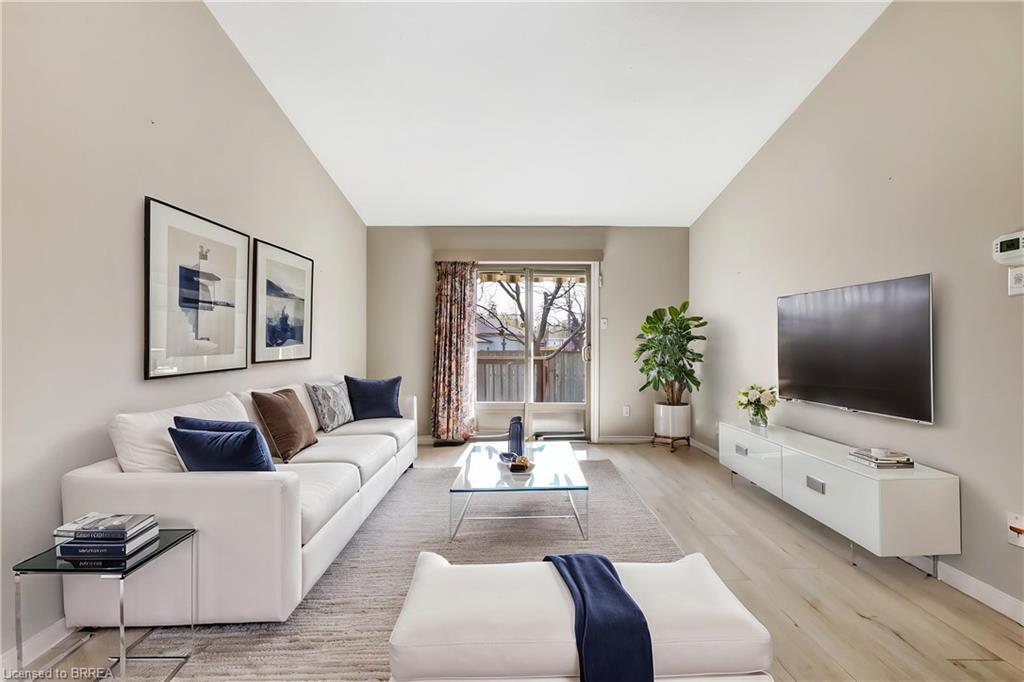 Living room.  Virtually staged.