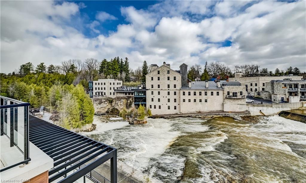 Grand River and Downtown Elora