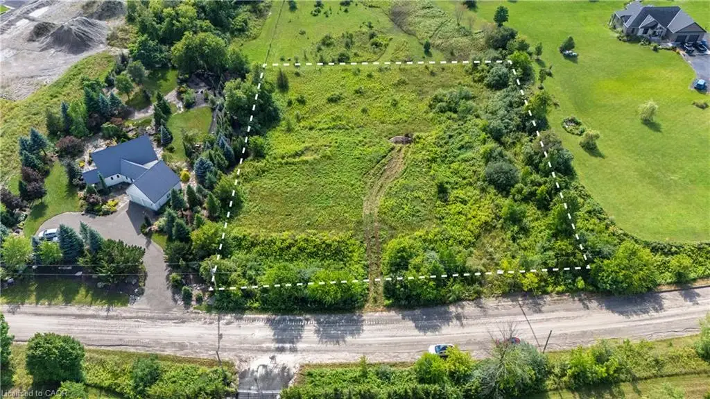 Expansive undeveloped land featuring natural vegetation and bordering a paved road