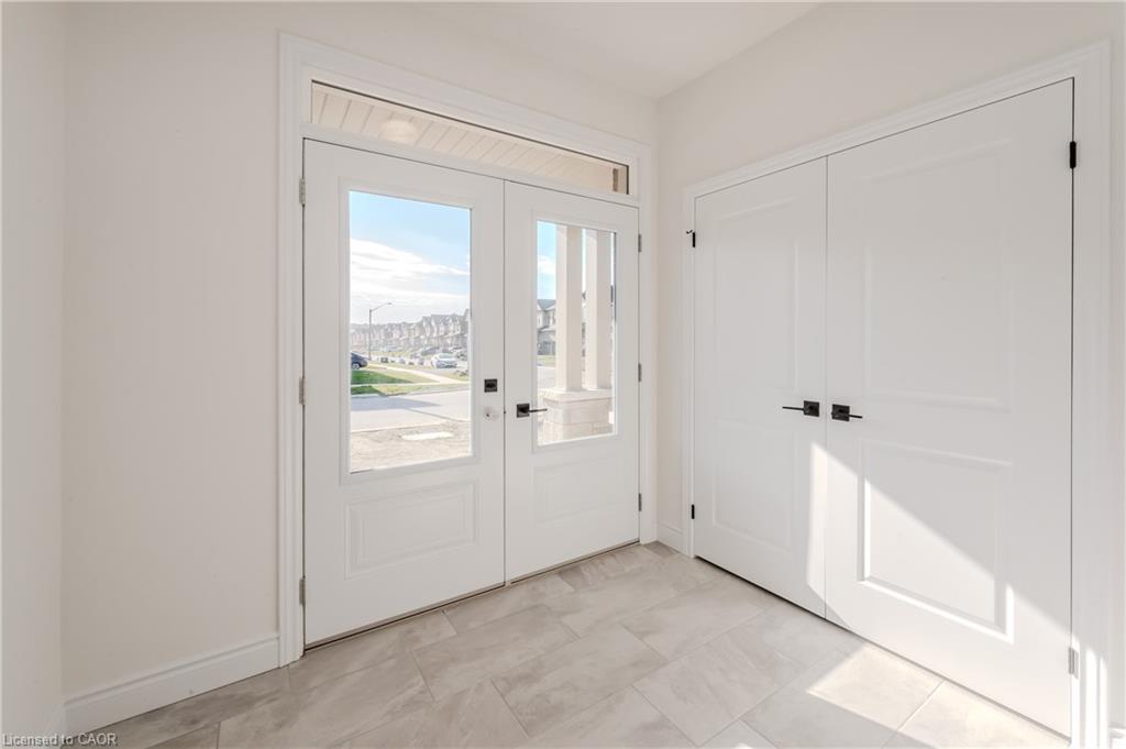 Big bright double door entry