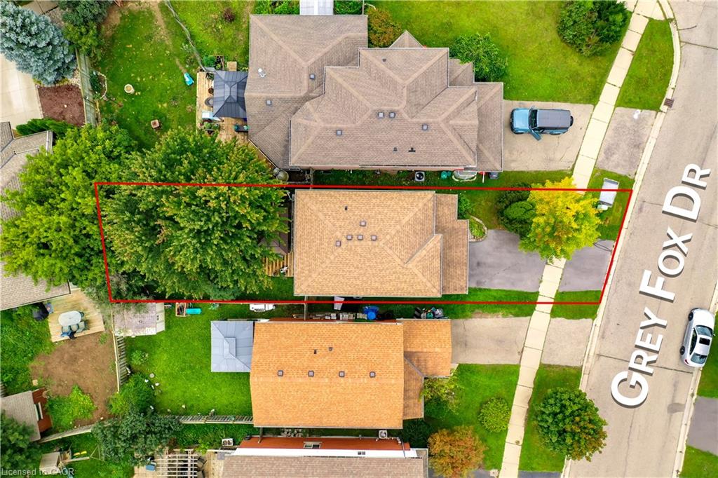Property viewed from the top.