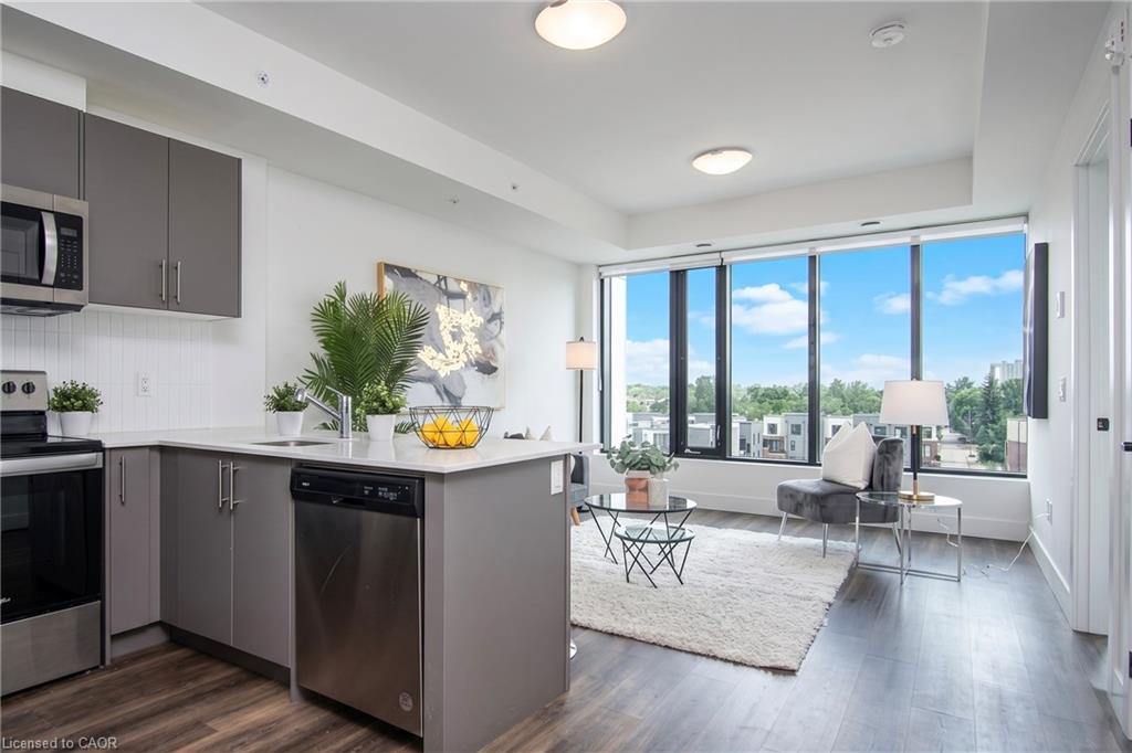 Open-concept living area