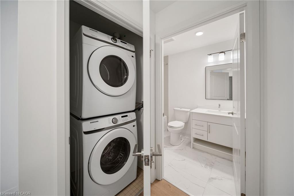Laundry closet