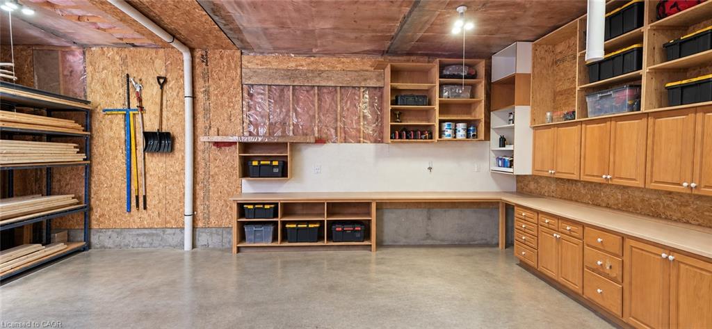 Interior of workshop