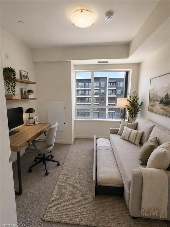 Den/Bedroom Virtually staged