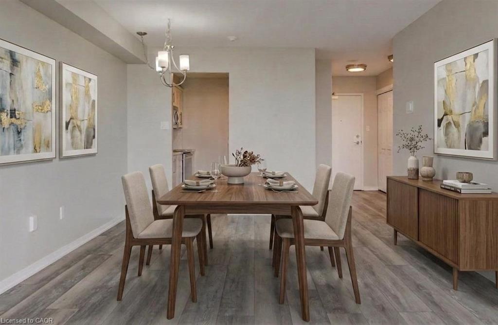 Virtually Staged Dining Area