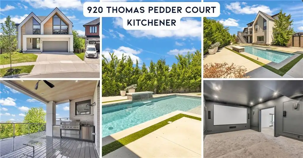 Property Listing Compilation. Presenting various aspects of the property located at 920 Thomas Pedder Court, Kitchener