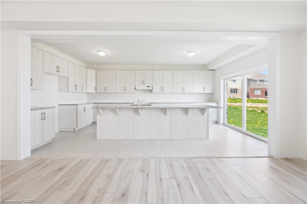 too be built, this shows the size of the 11 foot island in the kitchen